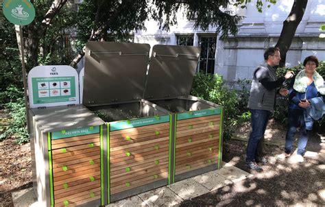 Exemple de composteur collectif en milieu urbain
