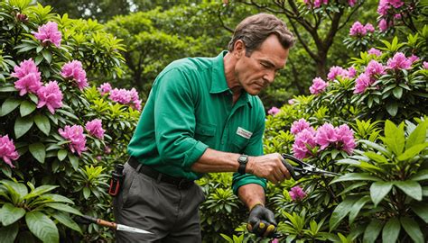Outils de taille pour rhododendron