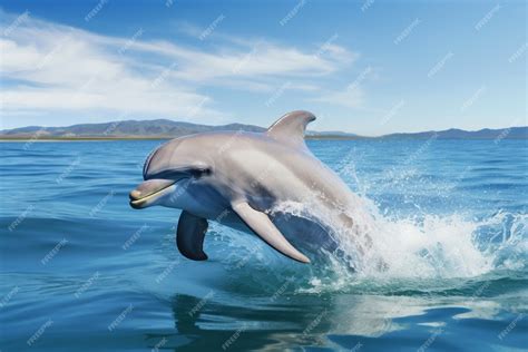 Dauphins nageant dans la mer des Calanques