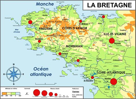 Carte de la Bretagne montrant l'emplacement de Bréal-sous-Montfort par rapport à Rennes