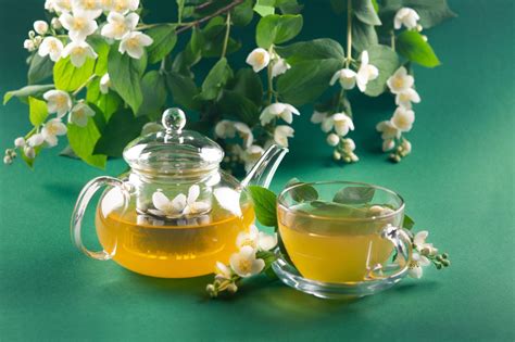 Tasse de thé au jasmin