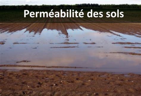 Types de sols et perméabilité