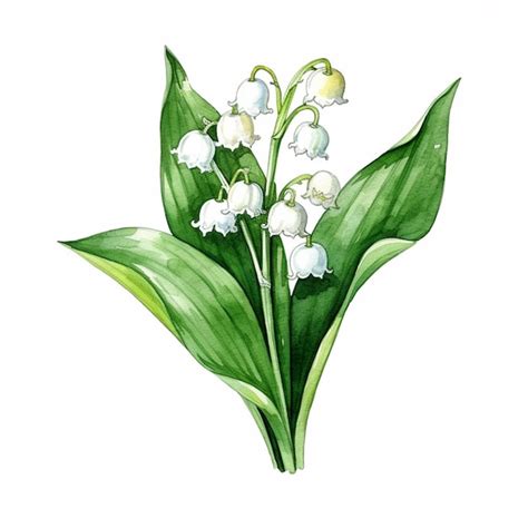 Illustration muguet virtuel