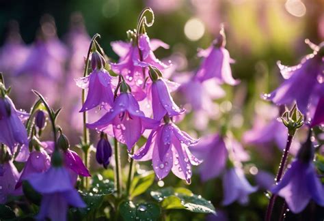 Heureuse d’avoir reçu ses fleurs en clochettes