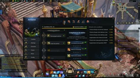 Interface d'affinage d'équipement dans Lost Ark