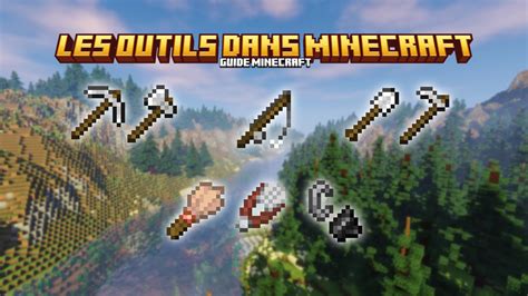 Les différents outils de récolte dans Minecraft