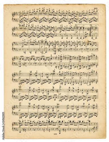 Partition de musique ancienne