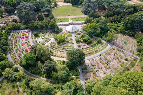Vue aérienne du Jardin Botanique de Gondremer