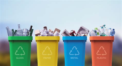 Poteau point de collecte pour le tri sélectif