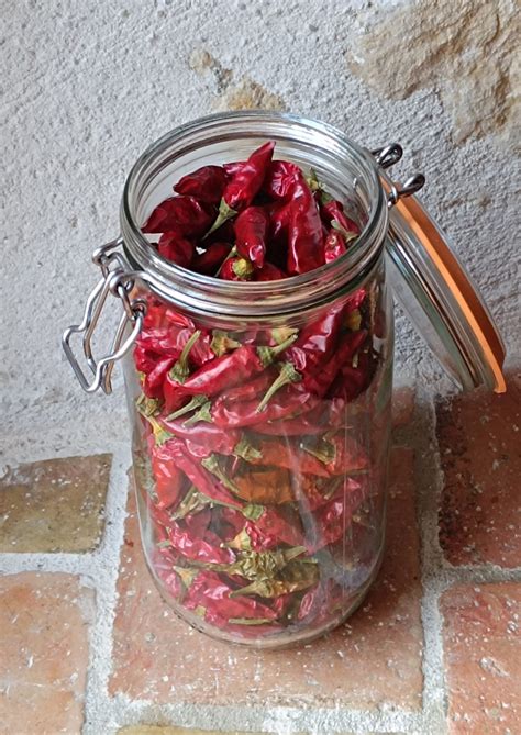 Piments séchés variés