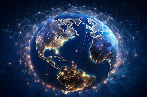 Représentation artistique d'un être Starseed connecté à des étoiles et à la Terre