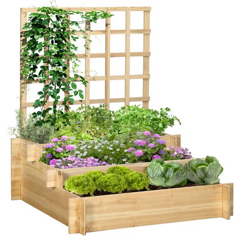 Bacs potagers en étages avec option serre
