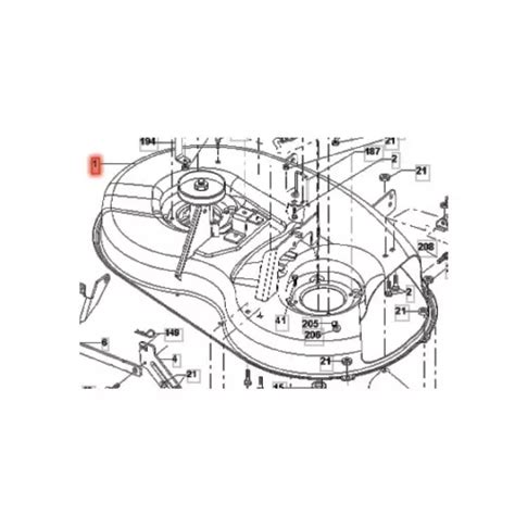 Vue détaillée du carter de coupe en aluminium de la Husqvarna LB442i