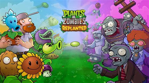 Captures d'écran du jeu Plants-Flowers Defense Zombie montrant différentes plantes et types de zombies.