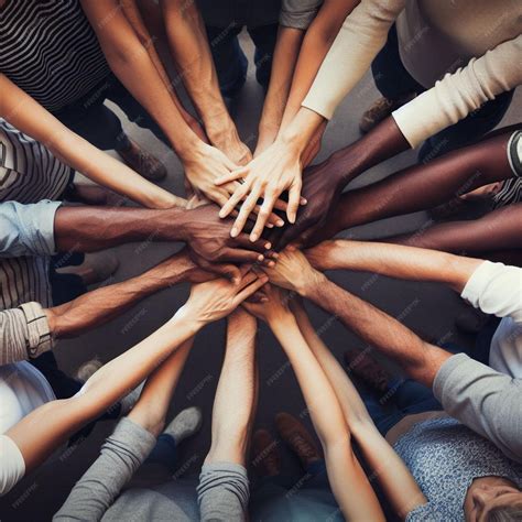 Un couple interracial main dans la main, symbolisant l'union et la diversité