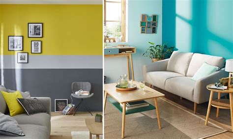 Mobilier gris assorti au mur