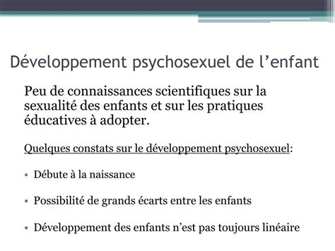 schéma sur le développement psychosexuel de l'enfant et de l'adolescent