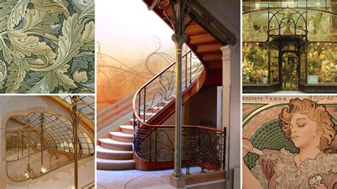 Motifs Art Nouveau dans l'architecture
