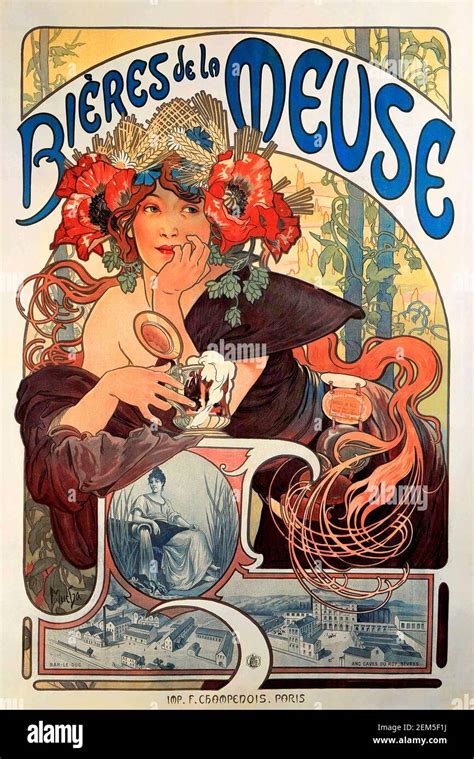 Affiche Art Nouveau de Mucha
