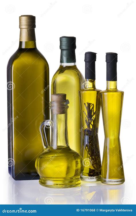 Bouteilles d'huile d'olive