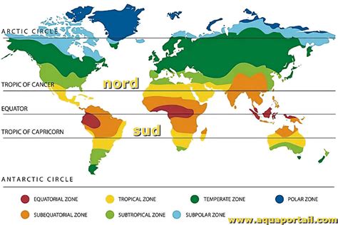 Carte du monde montrant les zones tropicales et subtropicales d'origine du lantana