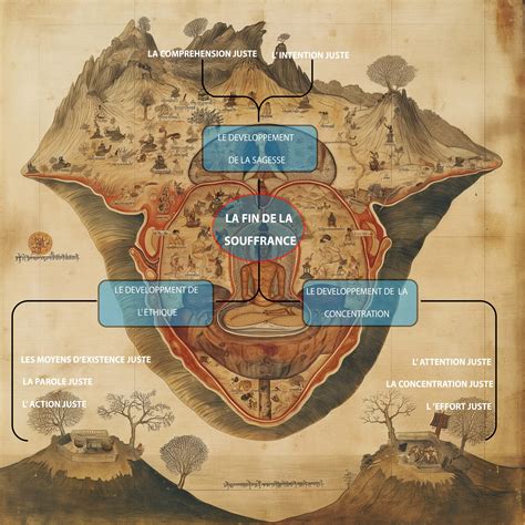 Représentation des Quatre Nobles Vérités