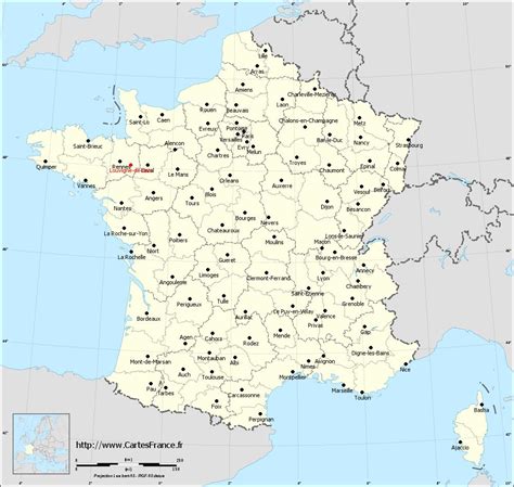Carte de Louvigné-de-Bais, France