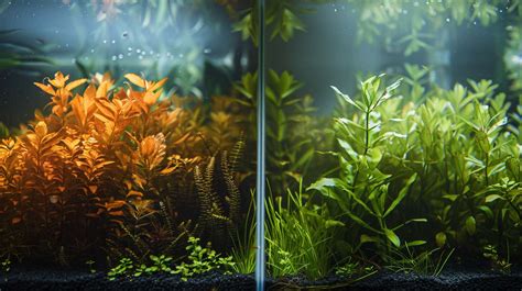 tableau d'intensité lumineuse pour aquarium