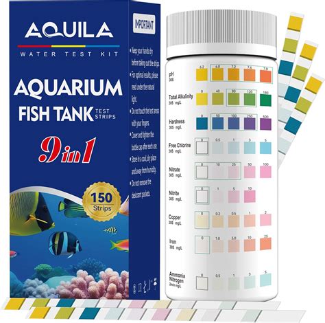 kit de test d'eau pour aquarium