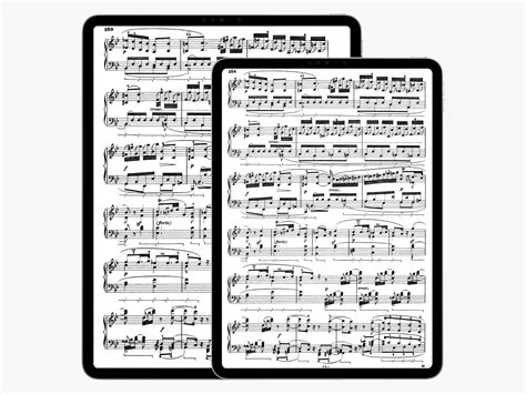Partitions musicales avec des annotations modernes
