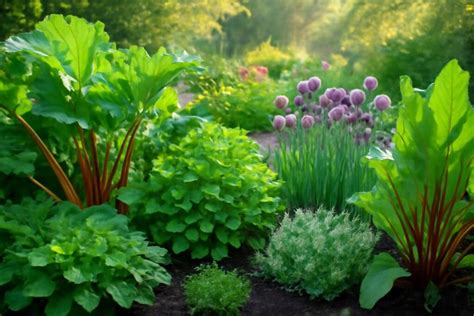 jardin de vivaces comestibles