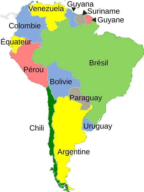 carte de l'Amérique du Sud montrant les zones de déforestation dues au soja