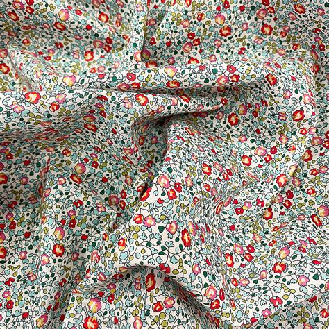 Motifs floraux du tissu Liberty Lantana