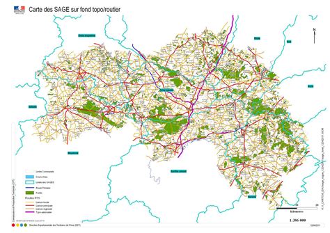 Carte de l'Orne avec zones de sécheresse