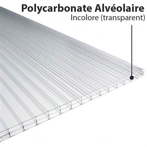 Structure alvéolaire du polycarbonate