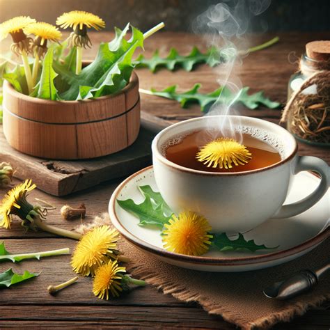 Tasse de tisane de feuilles de fraisier fumante