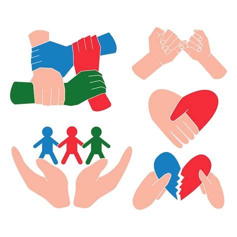 Main tendue en signe de réconciliation