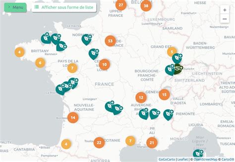 Carte des initiatives de permaculture et d'agroécologie à Montpellier