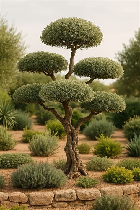 Olivier Niwaki en nuage dans un jardin zen