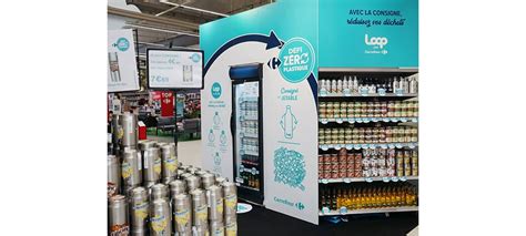 Image d'un corner Loop en magasin Carrefour