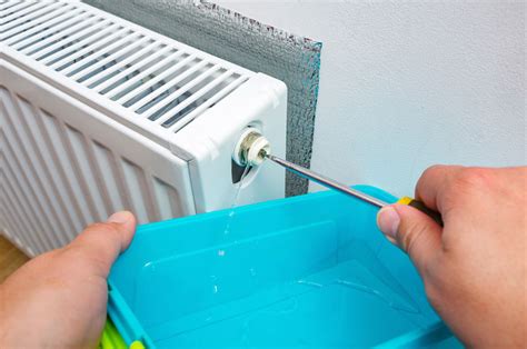 Purge d'un radiateur