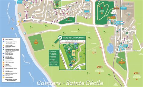 carte de la région de Camiers et Le Touquet