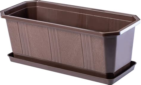 jardinières 60 cm avec soucoupe