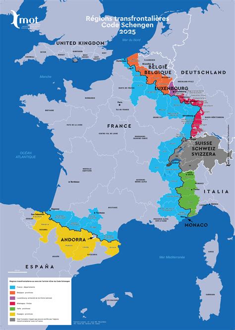Carte de la région frontalière franco-suisse