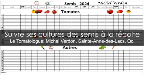 Exemple d'étiquettes de semis