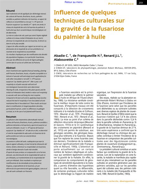 Infographie sur les pratiques culturales préventives contre la fusariose