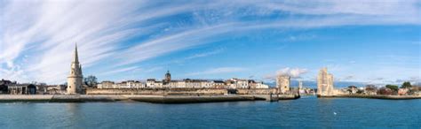 Vue panoramique du port de La Rochelle depuis l'hôtel