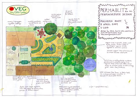 Exemple de jardin en permaculture