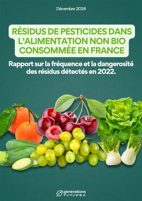 Infographie sur les résidus de pesticides dans les aliments importés