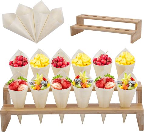 Range de cornets à crêpes personnalisés avec logo